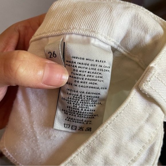 J. Brand‎ White Low Rise Shorts - Picture 6 of 8